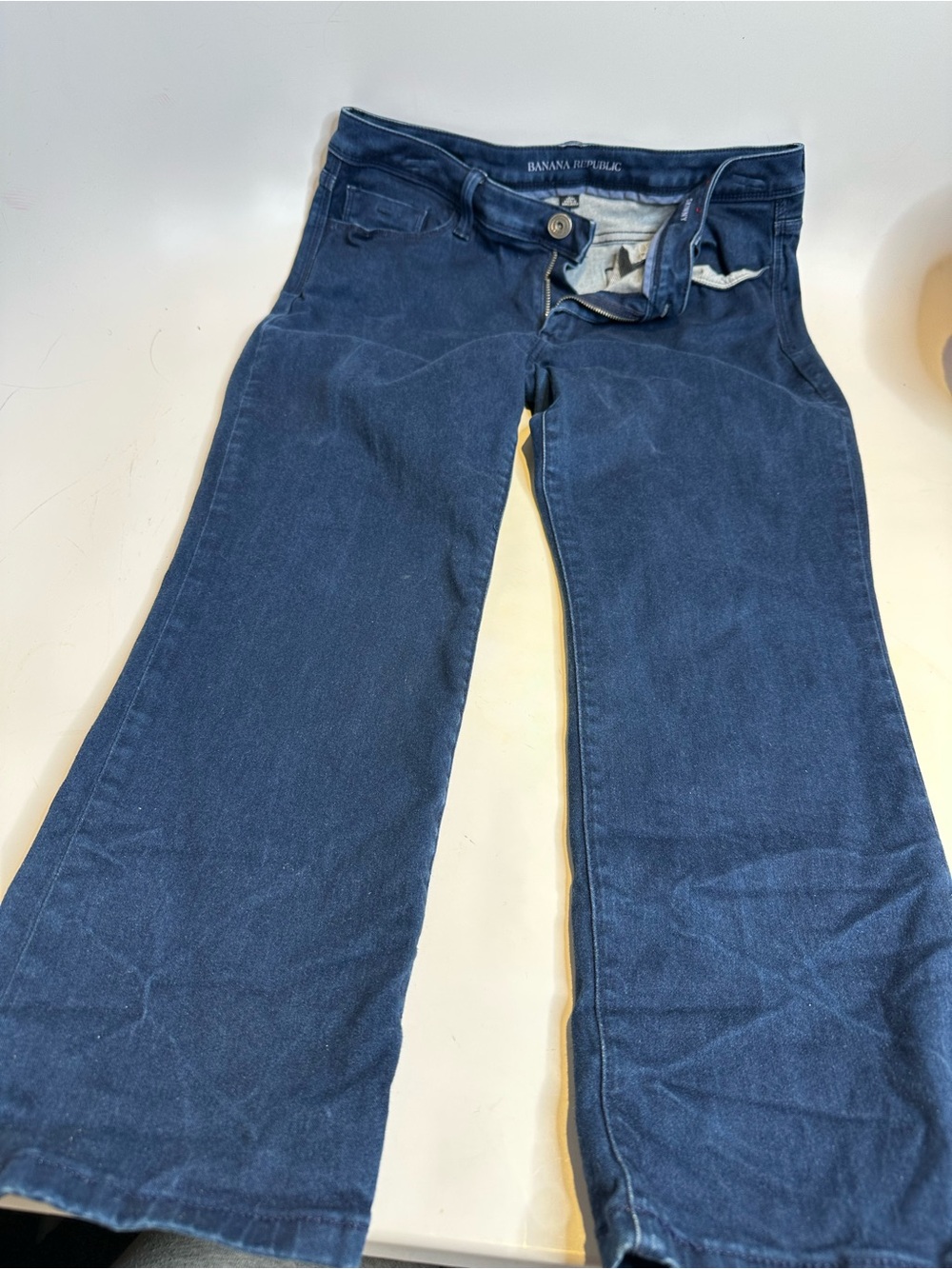 Banana Republic Dark Blue Wide Leg Jeans